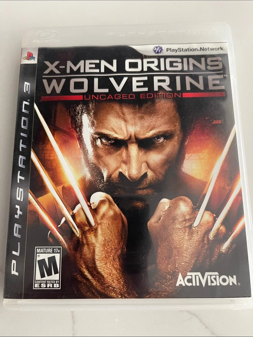 X-Men Origins: Wolverine Uncaged Edition for PlayStation 3 - Black and Orange
